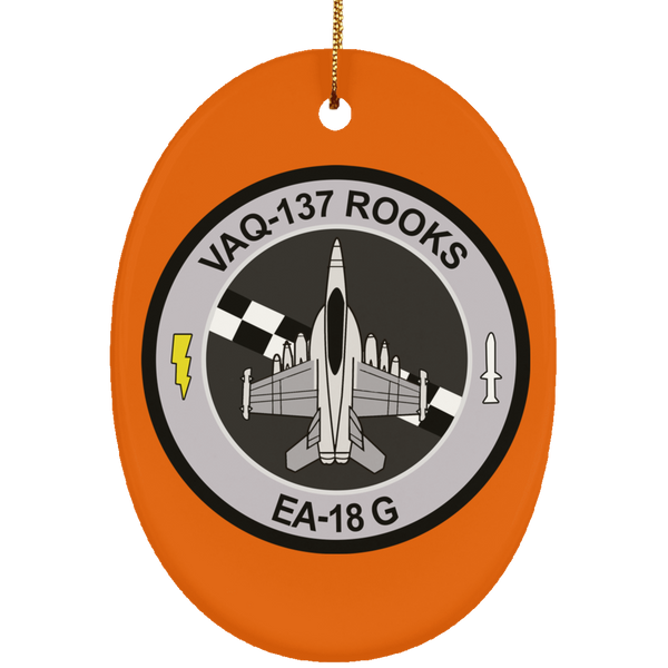 VAQ 137 5 Ornament - Oval