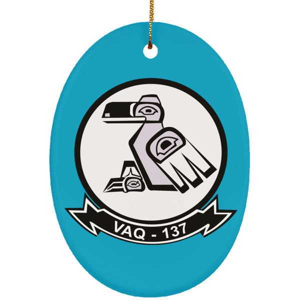 VAQ 137 1 Ornament - Oval