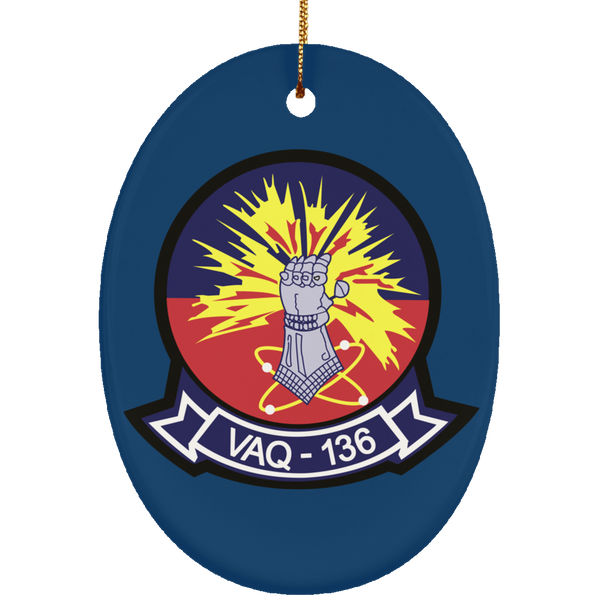 VAQ 136 4 Ornament - Oval