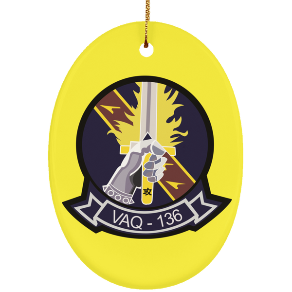 VAQ 136 1 Ornament - Oval