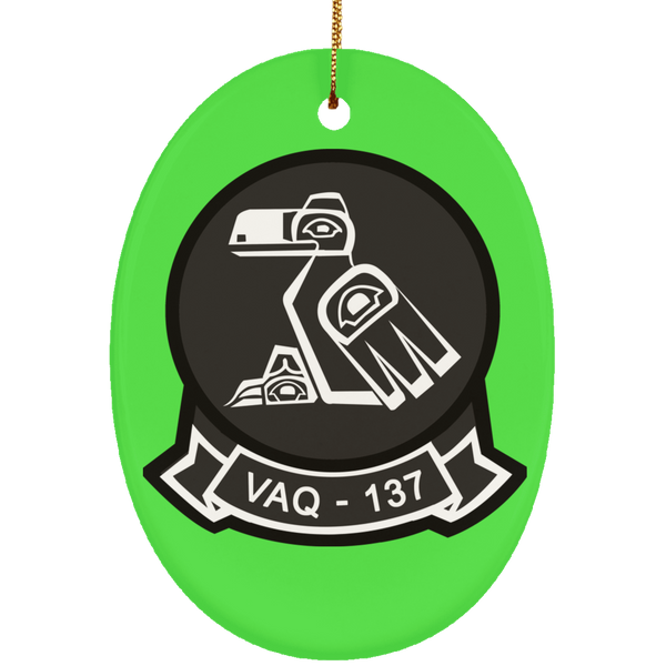 VAQ 137 4 Ornament - Oval