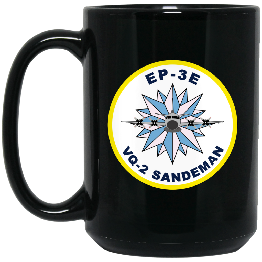 VQ 02 3 Black Mug - 15oz
