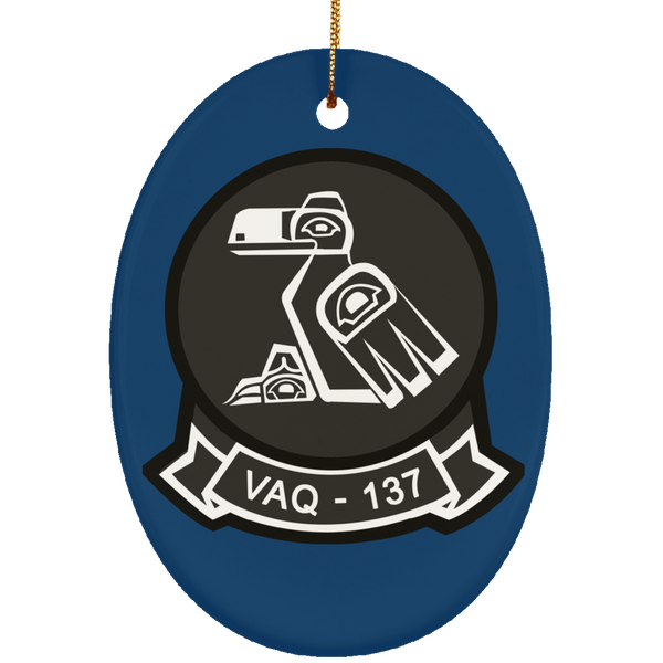 VAQ 137 4 Ornament - Oval