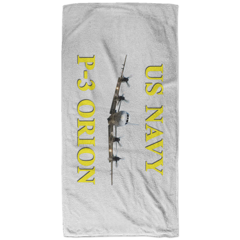 US Navy P-3 3 Bath Towel - 32x64