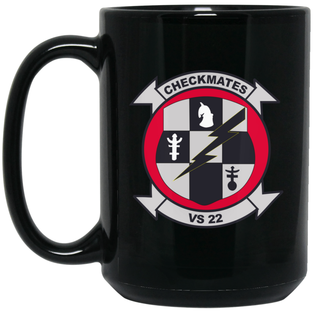 VS 22 2 Black Mug - 15oz