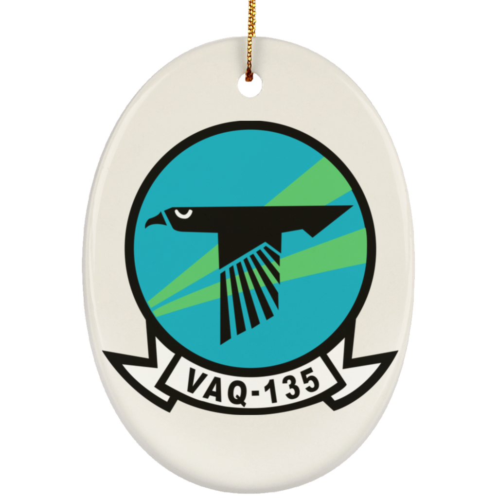 VAQ 135 1 Ornament - Oval