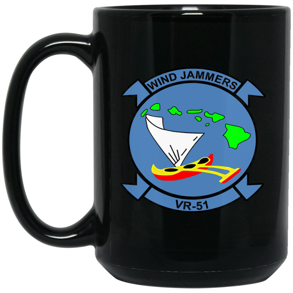 VR 51 2 Black Mug - 15oz