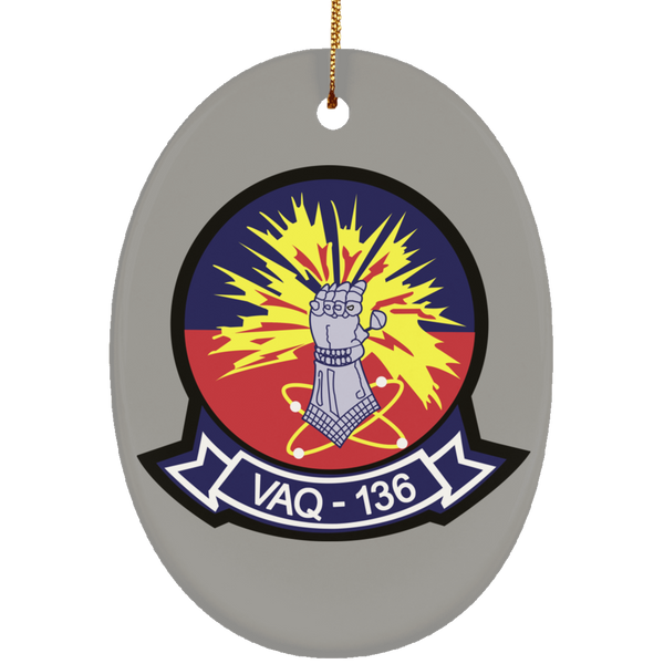 VAQ 136 4 Ornament - Oval