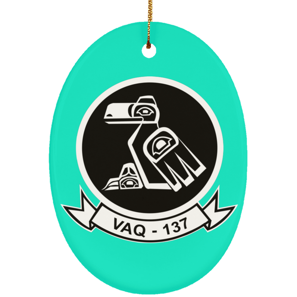 VAQ 137 3 Ornament - Oval