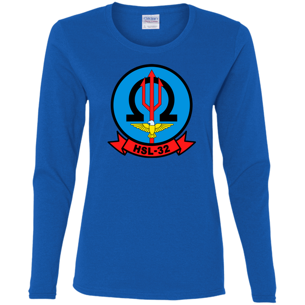 HSL 32 1 Ladies' Cotton LS T-Shirt