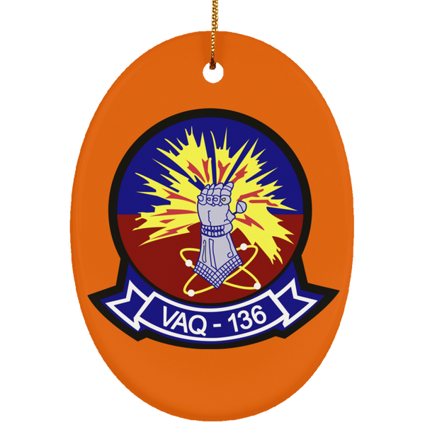 VAQ 136 3 Ornament - Oval