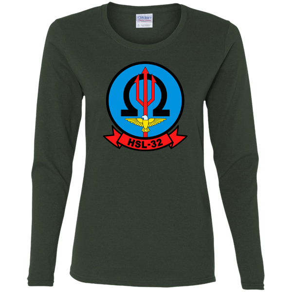 HSL 32 1 Ladies' Cotton LS T-Shirt