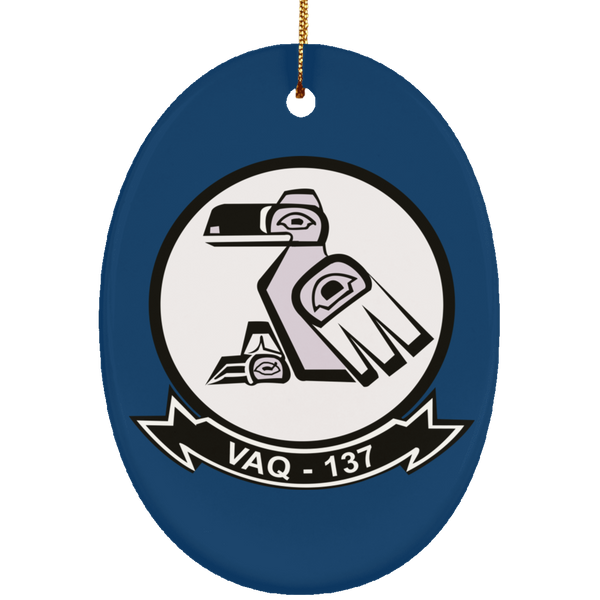 VAQ 137 1 Ornament - Oval