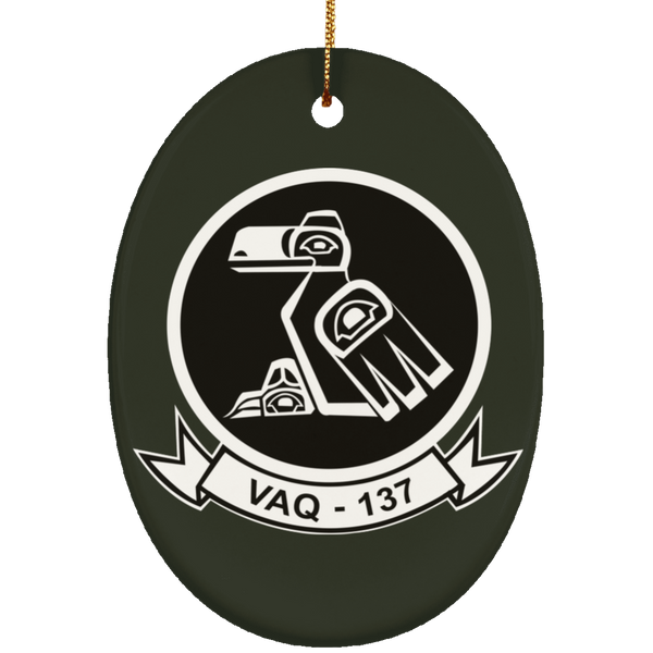 VAQ 137 3 Ornament - Oval