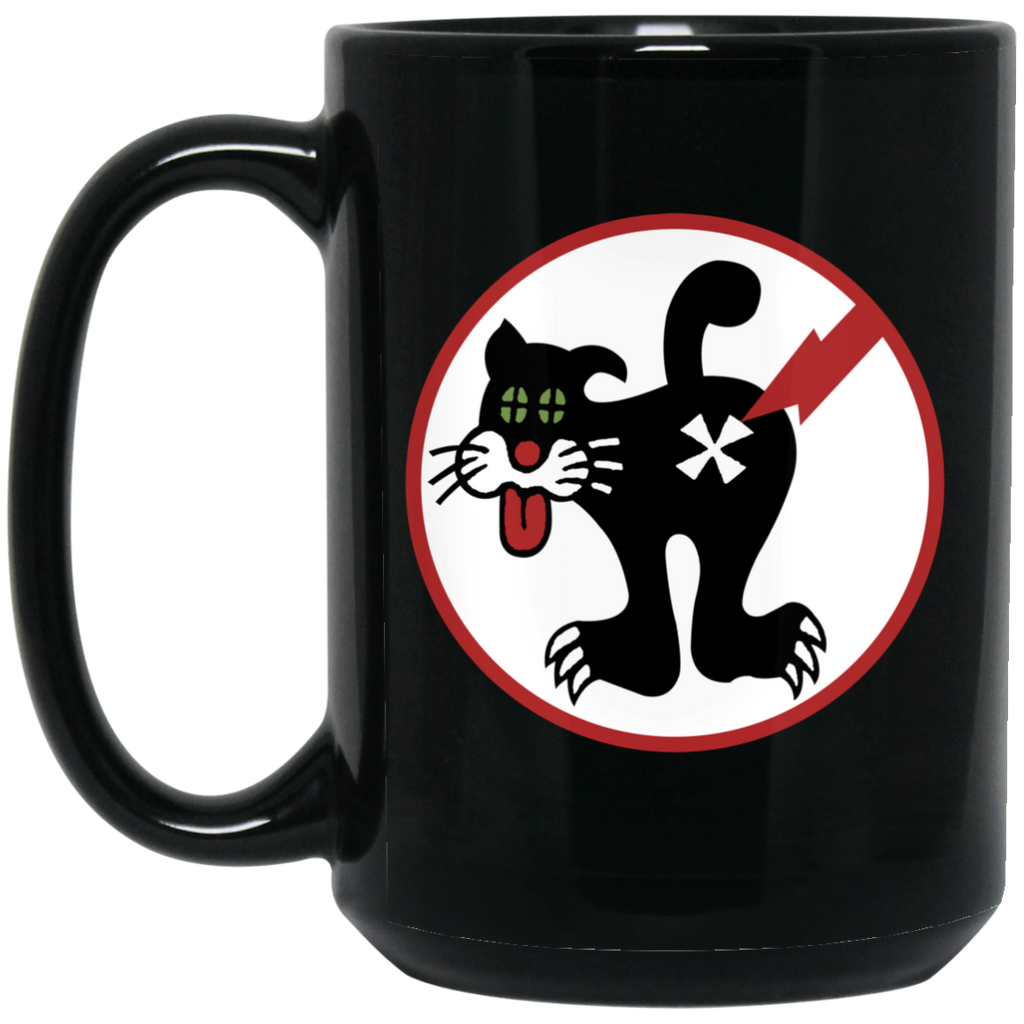 Duty Cat 1 Black Mug - 15oz