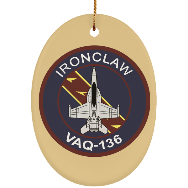 VAQ 136 5 Ornament - Oval