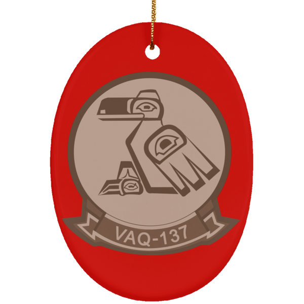 VAQ 137 2 Ornament - Oval