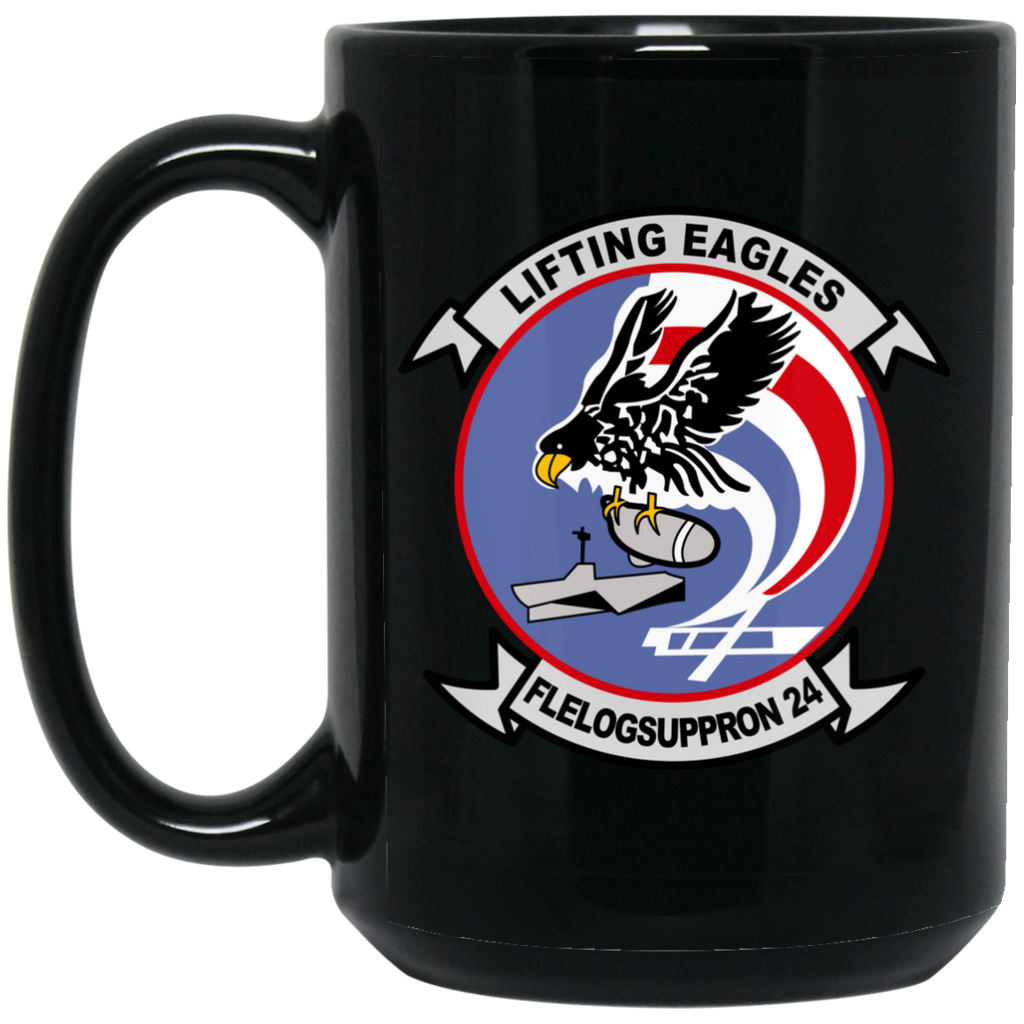 VR 24 3 Black Mug - 15oz