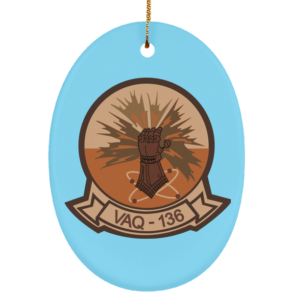 VAQ 136 2 Ornament - Oval