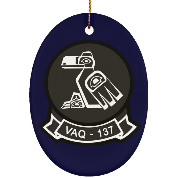 VAQ 137 4 Ornament - Oval