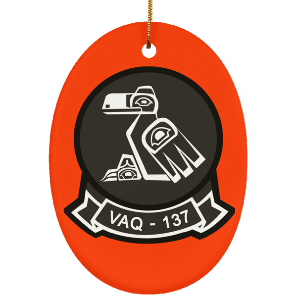 VAQ 137 4 Ornament - Oval