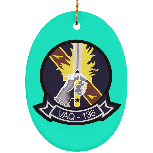 VAQ 136 1 Ornament - Oval
