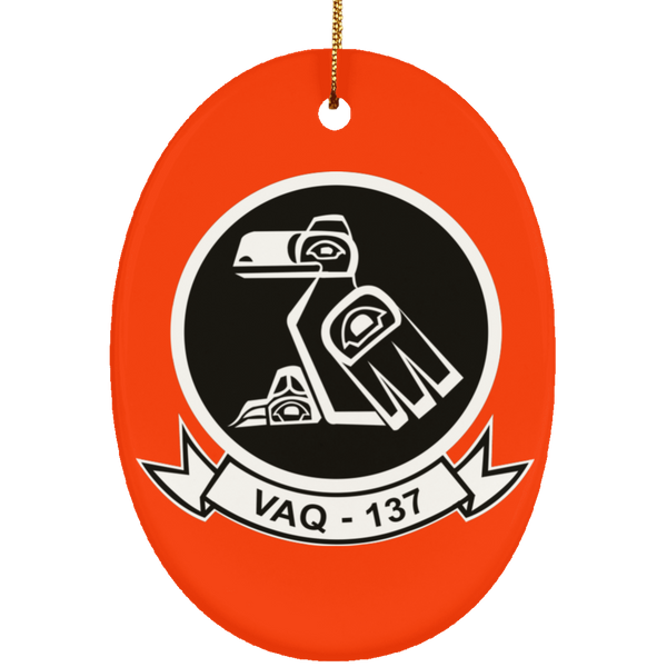 VAQ 137 3 Ornament - Oval