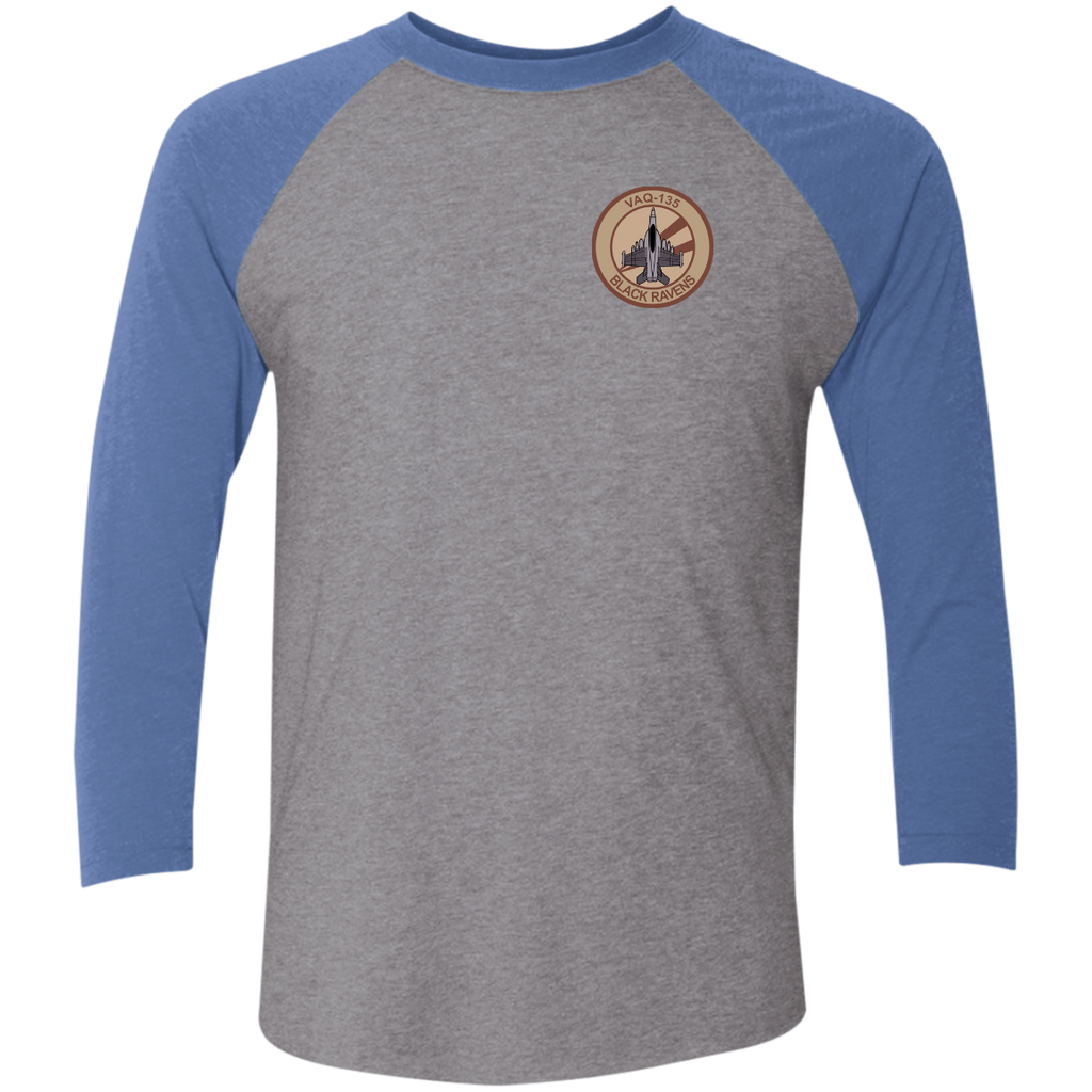 VAQ 135 6c Baseball Raglan T-Shirt