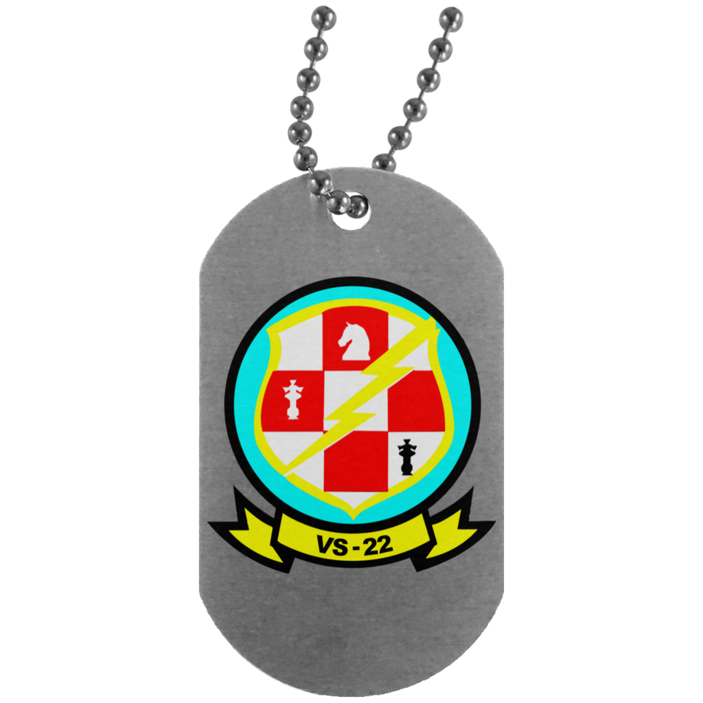 VS 22 1 Dog Tag - Silver