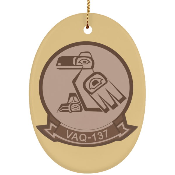 VAQ 137 2 Ornament - Oval