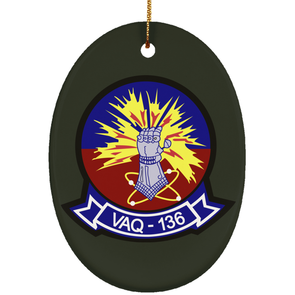 VAQ 136 3 Ornament - Oval
