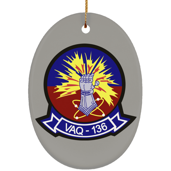 VAQ 136 3 Ornament - Oval