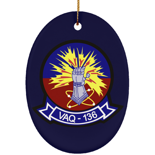 VAQ 136 3 Ornament - Oval