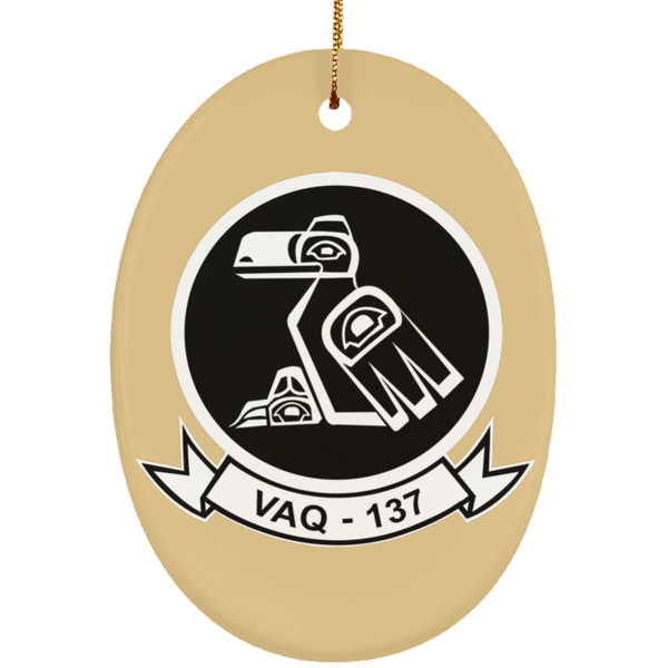 VAQ 137 3 Ornament - Oval