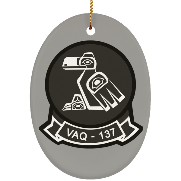 VAQ 137 4 Ornament - Oval