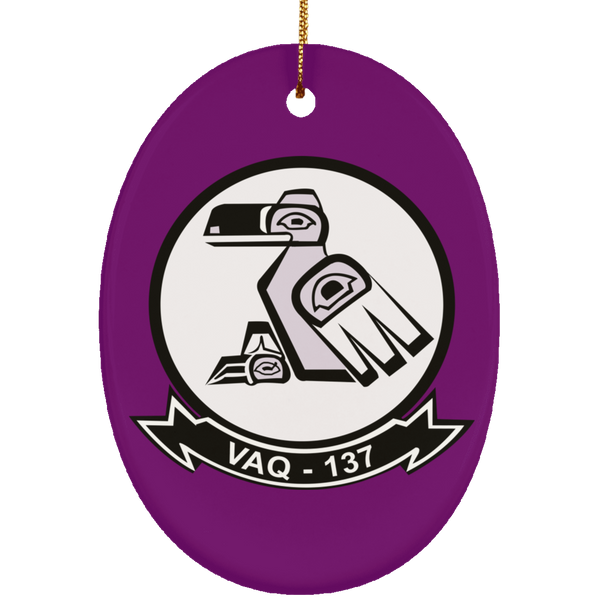 VAQ 137 1 Ornament - Oval