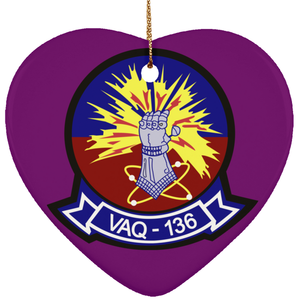VAQ 136 3 Ornament - Heart