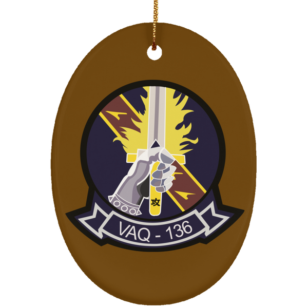 VAQ 136 1 Ornament - Oval
