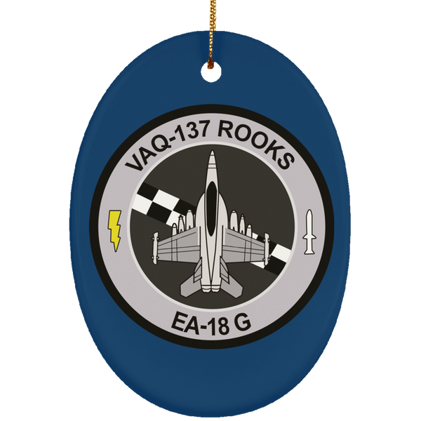 VAQ 137 5 Ornament - Oval