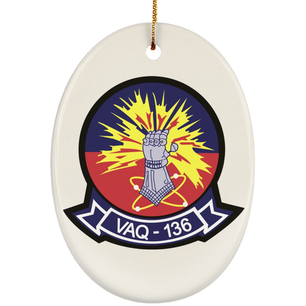 VAQ 136 4 Ornament - Oval