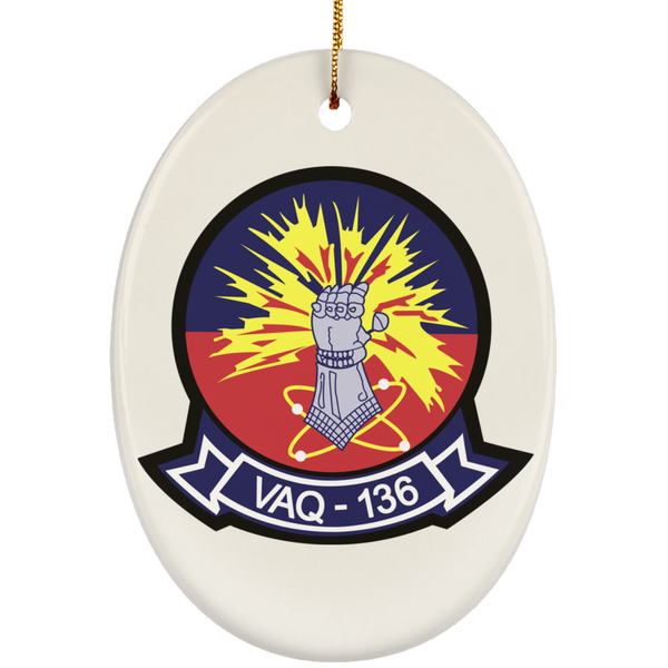 VAQ 136 4 Ornament - Oval