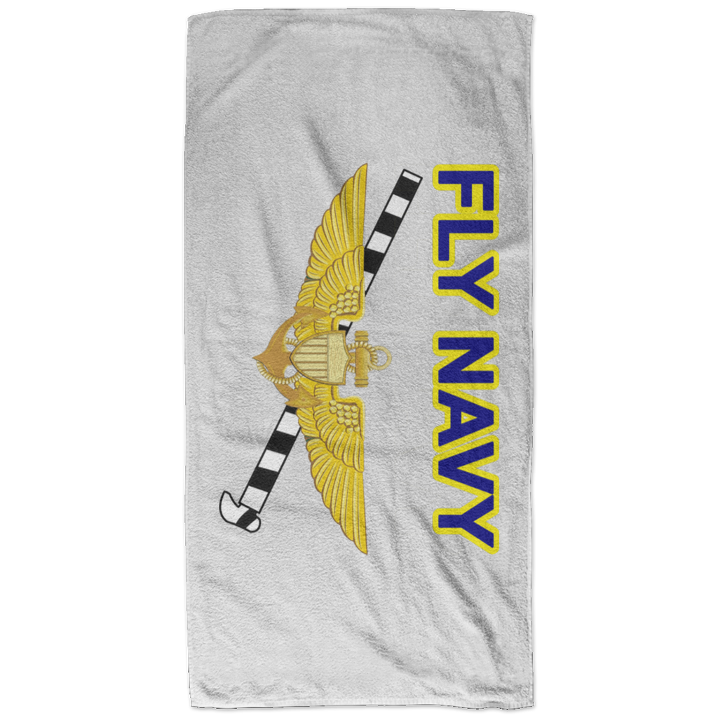 Fly Navy Tailhook 1 Bath Towel - 32x64