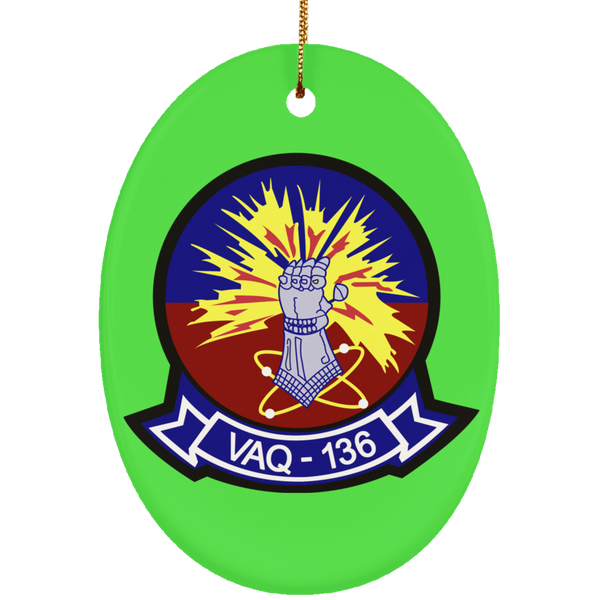 VAQ 136 3 Ornament - Oval
