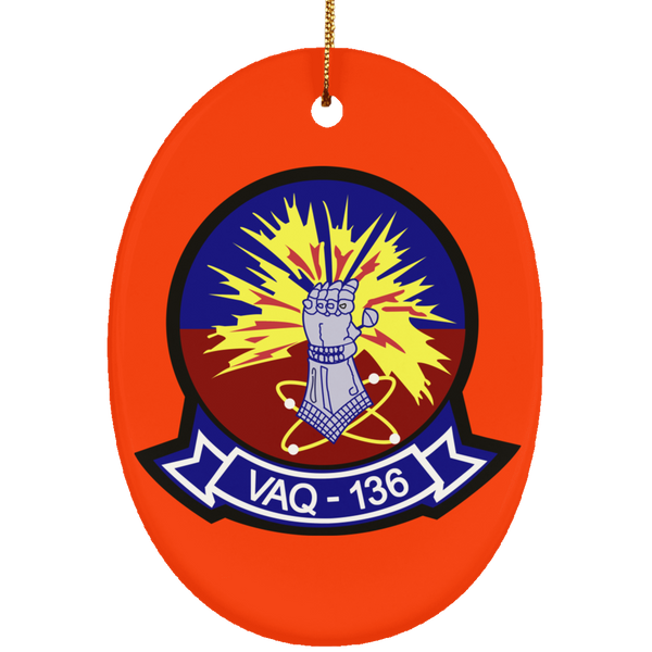 VAQ 136 3 Ornament - Oval