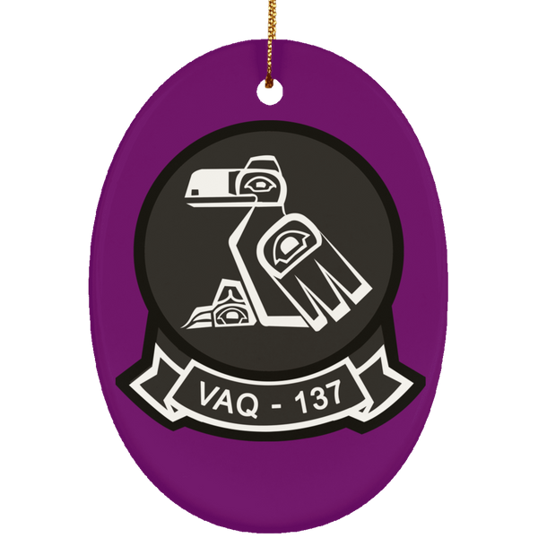 VAQ 137 4 Ornament - Oval