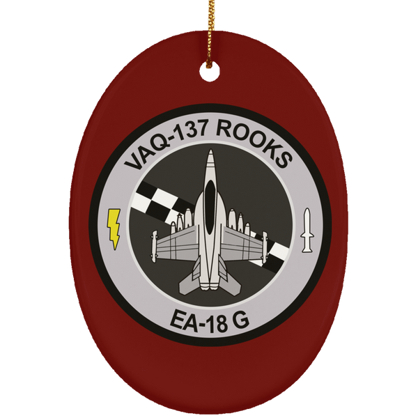 VAQ 137 5 Ornament - Oval