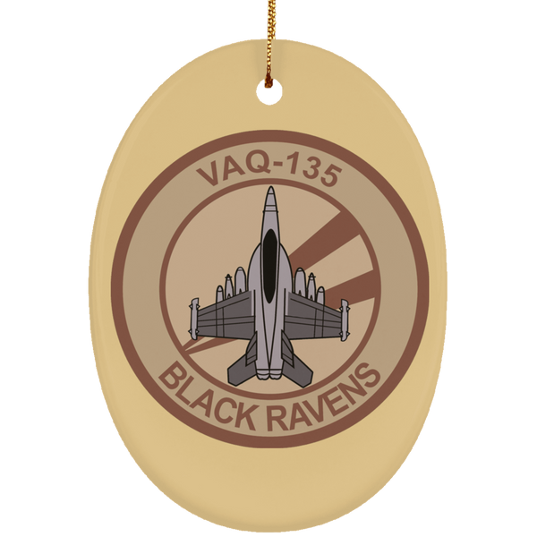 VAQ 135 6 Ornament - Oval