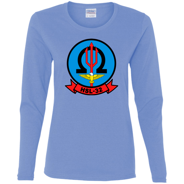 HSL 32 1 Ladies' Cotton LS T-Shirt