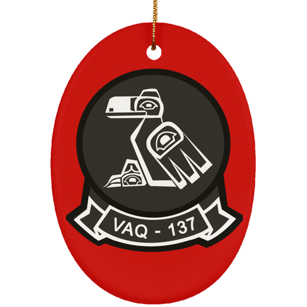 VAQ 137 4 Ornament - Oval