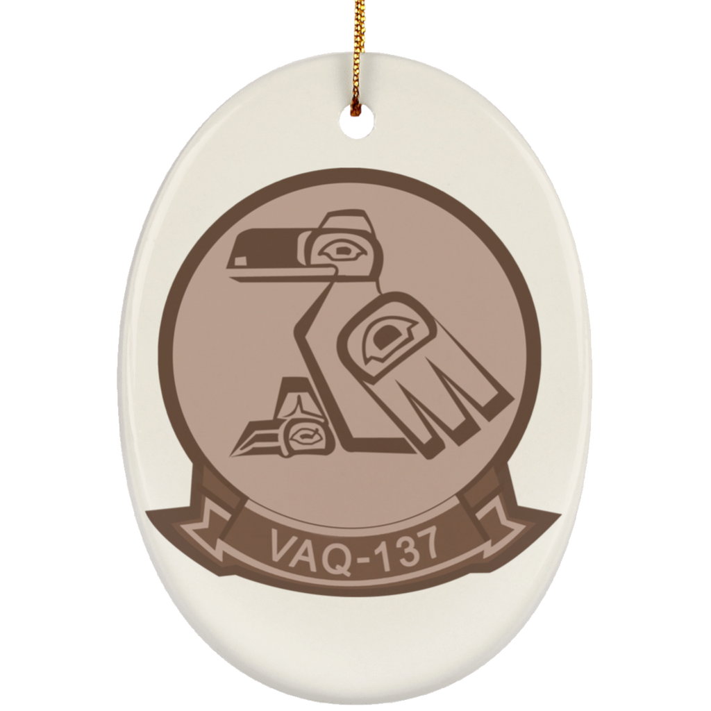 VAQ 137 2 Ornament - Oval